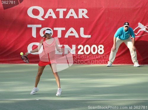 Image of Israeli Shahar Peer tennis debut Doha Qatar