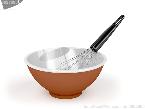 Image of Bowl and balloon whisk