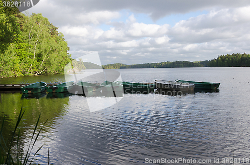 Image of Rowboat on the pier