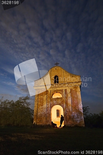 Image of Chapel at night