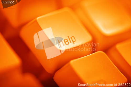 Image of Keyboard with Help botton