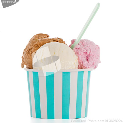 Image of Ice cream scoop in paper cup