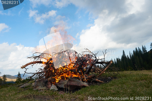 Image of campfire