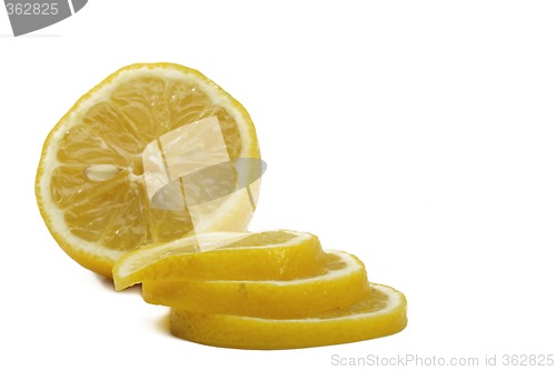 Image of Yellow fresh lemons