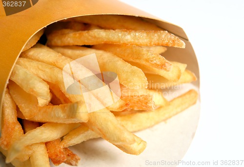 Image of Fast food french fries or chips