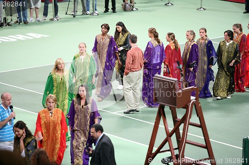 Image of Top seeds at Qatar 2008 ceremony