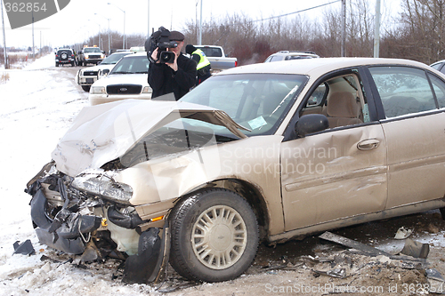 Image of car wreck