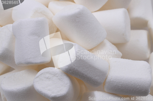 Image of white marschmallows background