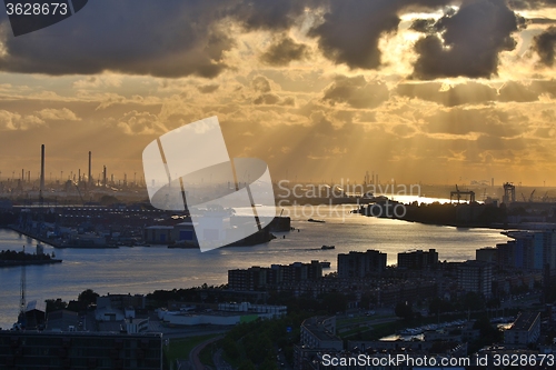Image of Rotterdam Dusk Panorma