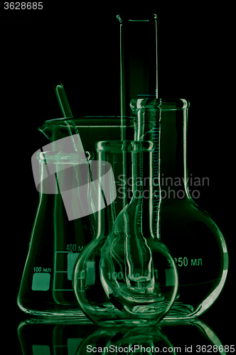 Image of Laboratory glassware for liquids