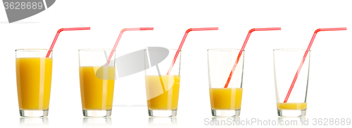Image of Set of orange juice