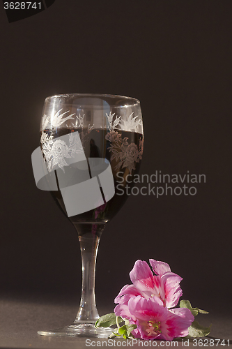 Image of a glass of red