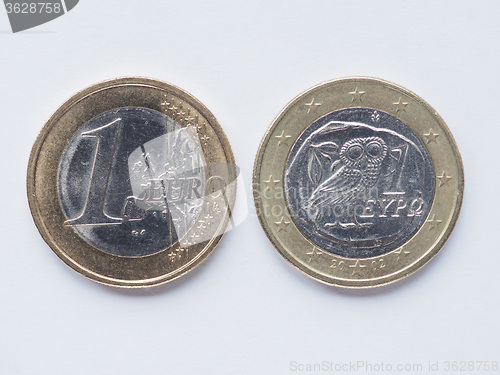 Image of Greek 1 Euro coin