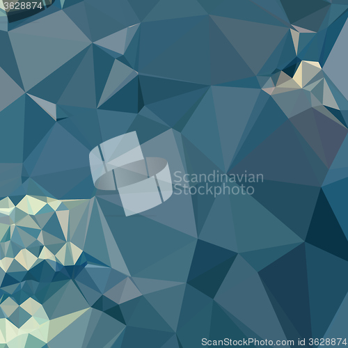 Image of Cadet Blue Abstract Low Polygon Background