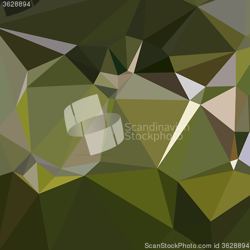 Image of Hunter Green Abstract Low Polygon Background