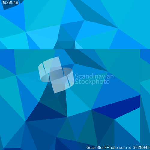 Image of Moonstone Blue Abstract Low Polygon Background