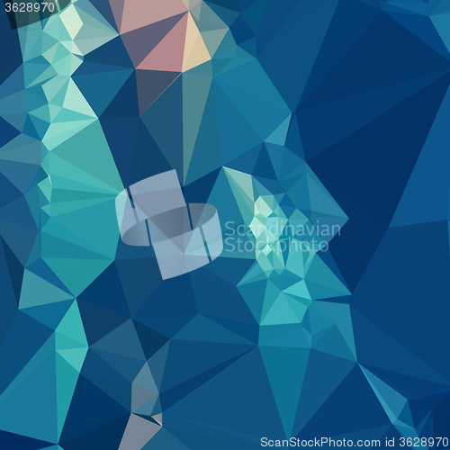 Image of Ball Blue Abstract Low Polygon Background