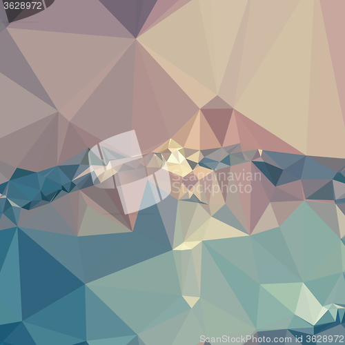 Image of Opera Mauve Abstract Low Polygon Background