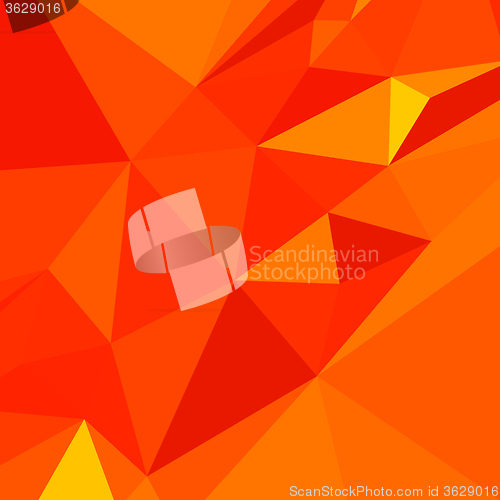 Image of Carrot Orange Abstract Low Polygon Background