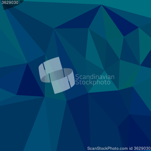 Image of Medium Teal Blue Abstract Low Polygon Background