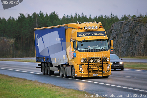 Image of Volvo FH13 Semi With Cars Movie Theme