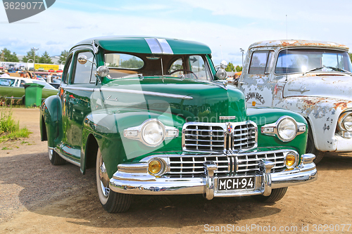 Image of Green Lincoln Continental Coupe Classic Car