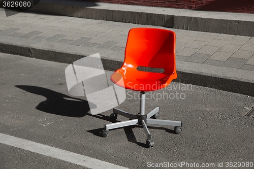 Image of  Office chair on the street