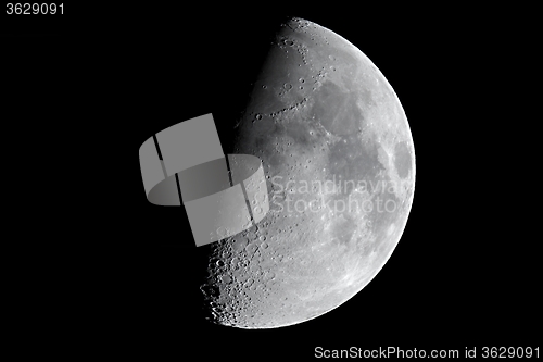 Image of Moon detailed closeup