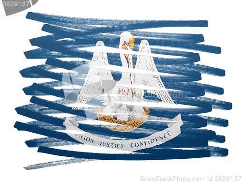 Image of Flag illustration - Louisiana