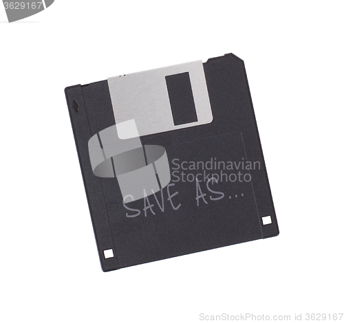 Image of Floppy Disk - Tachnology from the past, isolated on white