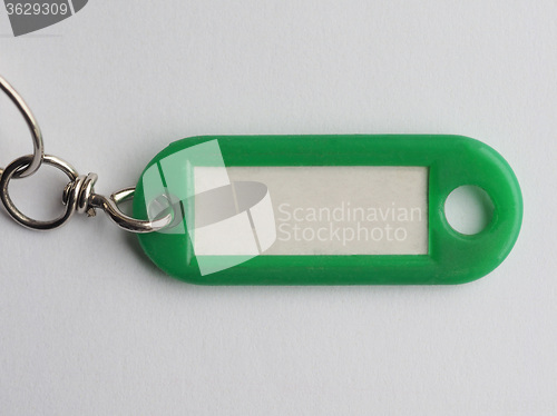 Image of Green keyring