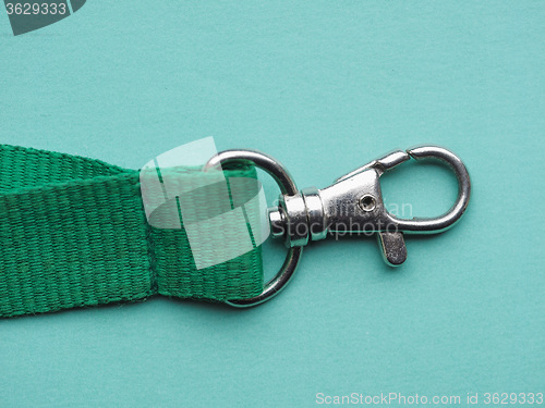 Image of Green keyring