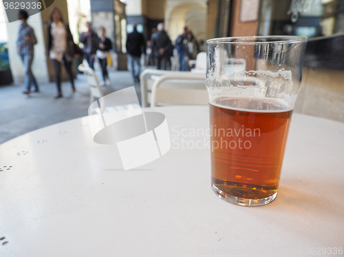 Image of British ale beer pint