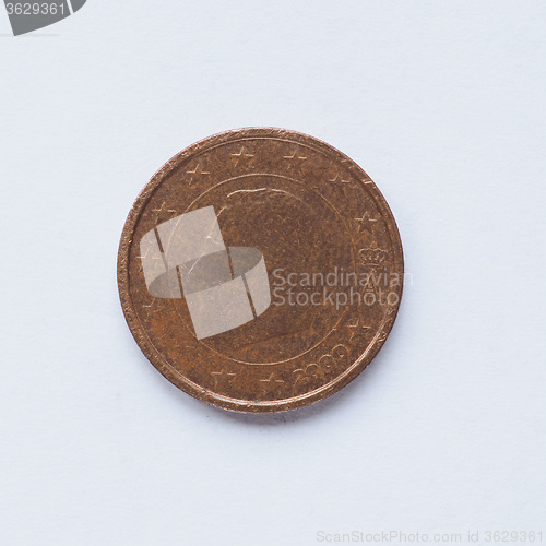 Image of Belgian 2 cent coin