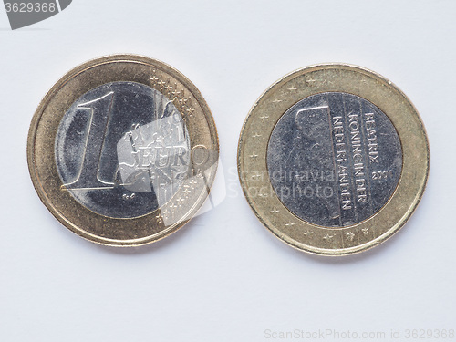 Image of Dutch 1 Euro coin