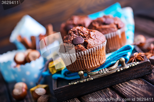 Image of chocolate muffins