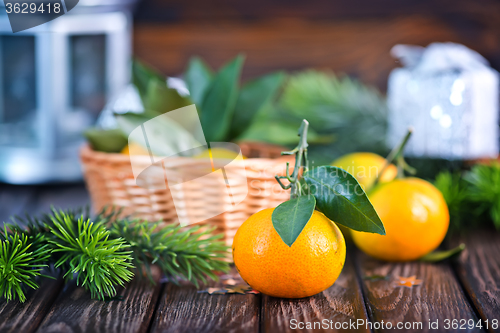 Image of fresh tangerines