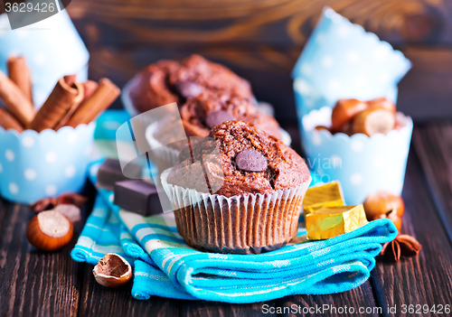 Image of chocolate muffins