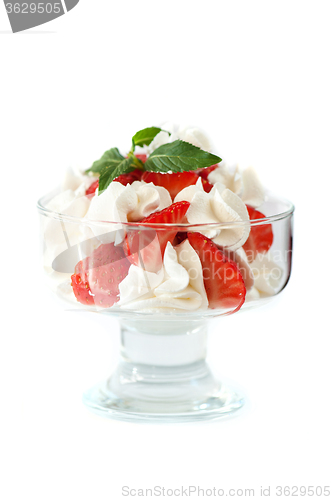 Image of strawberry with cream