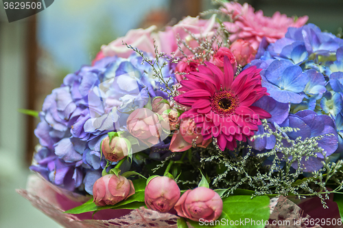 Image of beautiful wedding bouquet