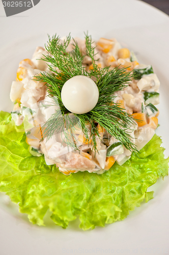 Image of Salad from chicken breast