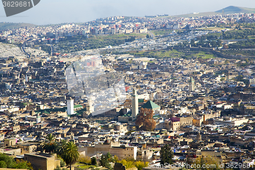 Image of from high in the village  constructions