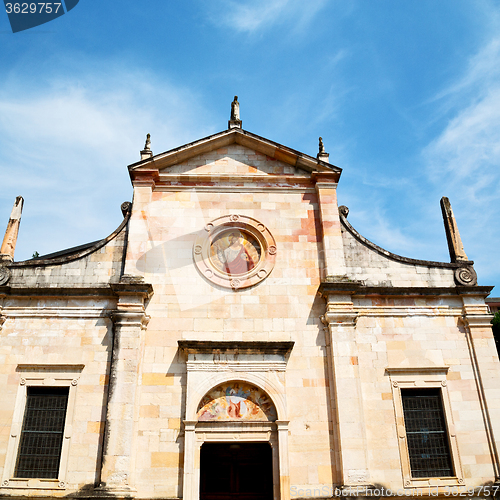 Image of heritage  old architecture in italy europe milan religion       