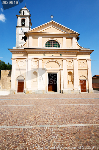 Image of heritage  old architecture in italy europe milan  