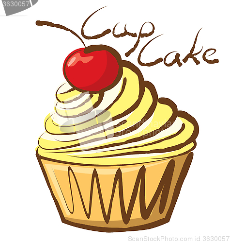 Image of Vector Cupcake