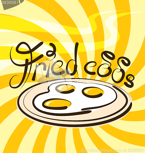 Image of Vector Fried Eggs