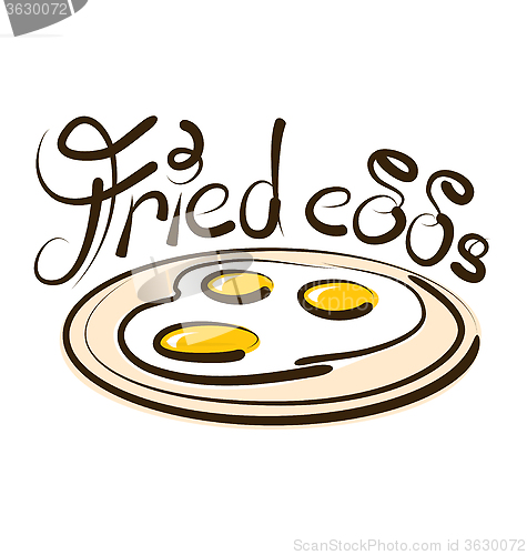 Image of Vector Fried Eggs