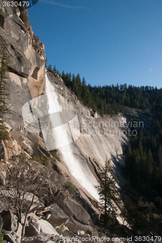 Image of Nevada waterfalls in Yosemite