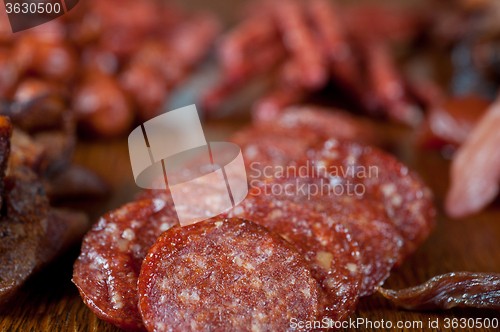 Image of meat and sausages