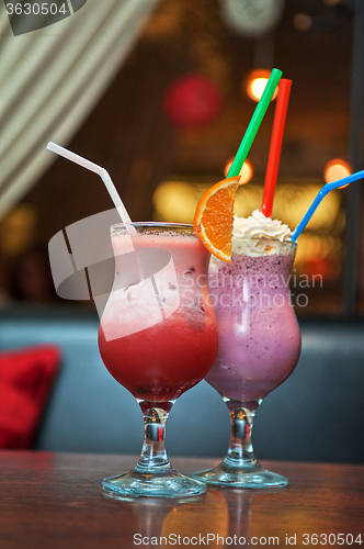 Image of two cocktails milkshake